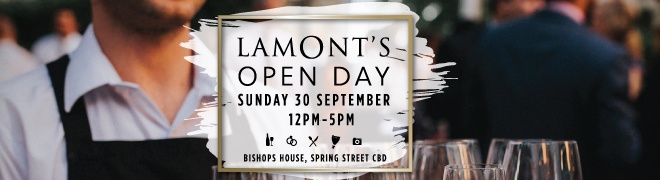 Lamont's Open Day at Bishop's House with free tastings and cellar door pop up